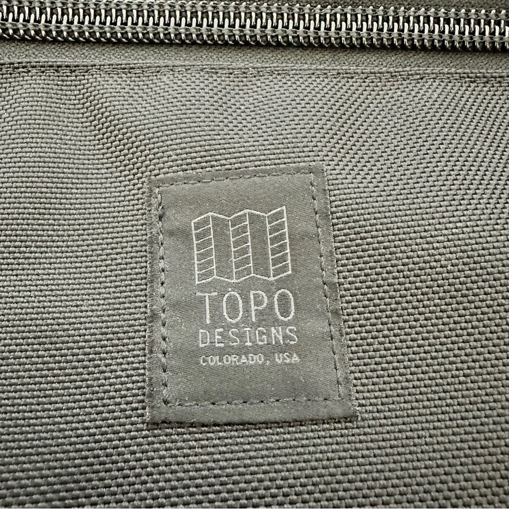 🆕Topo Designs Commuter Ballistic/Leather Briefcase USA made